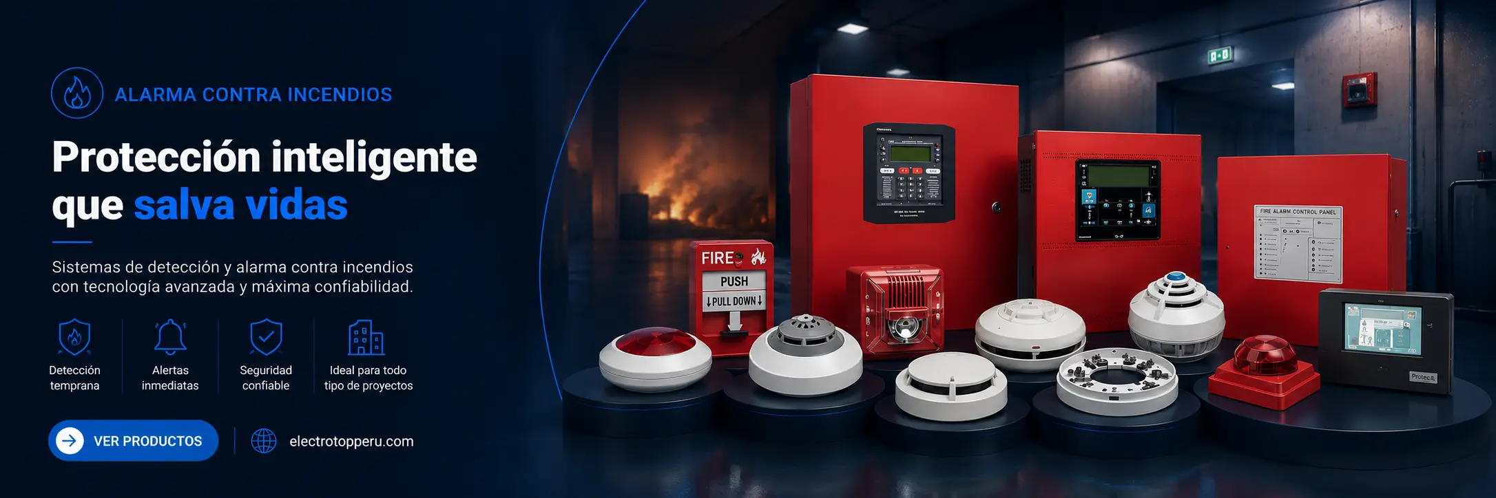 Sistemas de alarma contra incendios