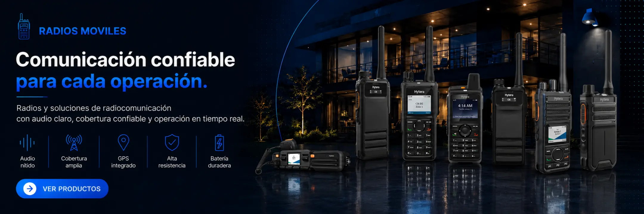 Radios moviles y equipos de comunicacion profesional